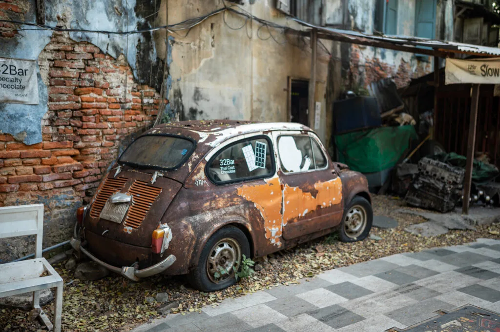 Antique Turtle Car in Talat Noi