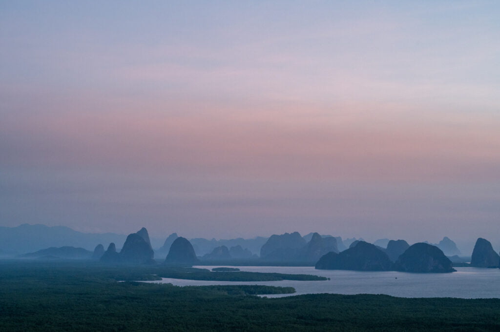 ausblick auf die phang nga bay
