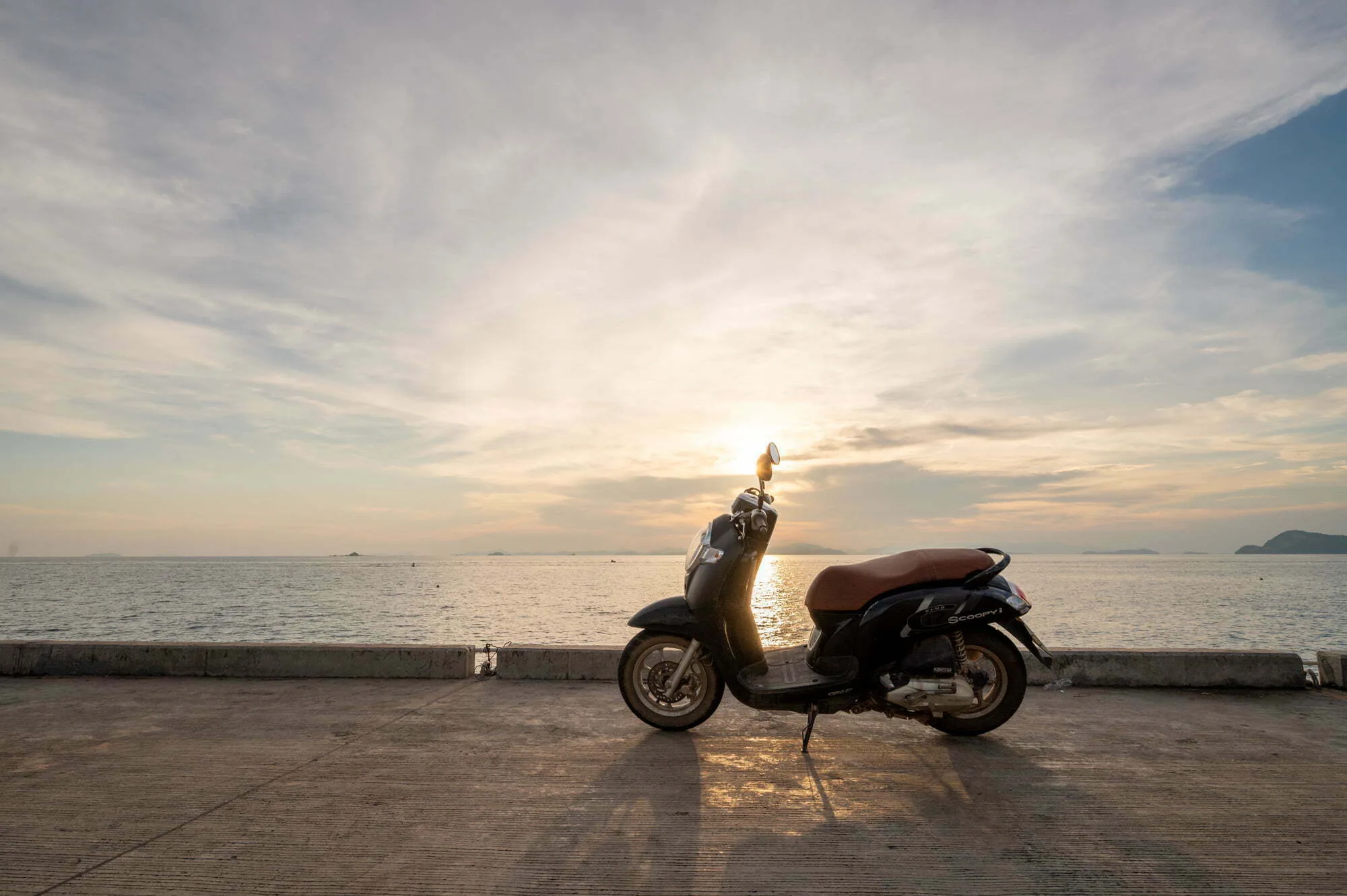 Mietroller auf Koh Yao Yai