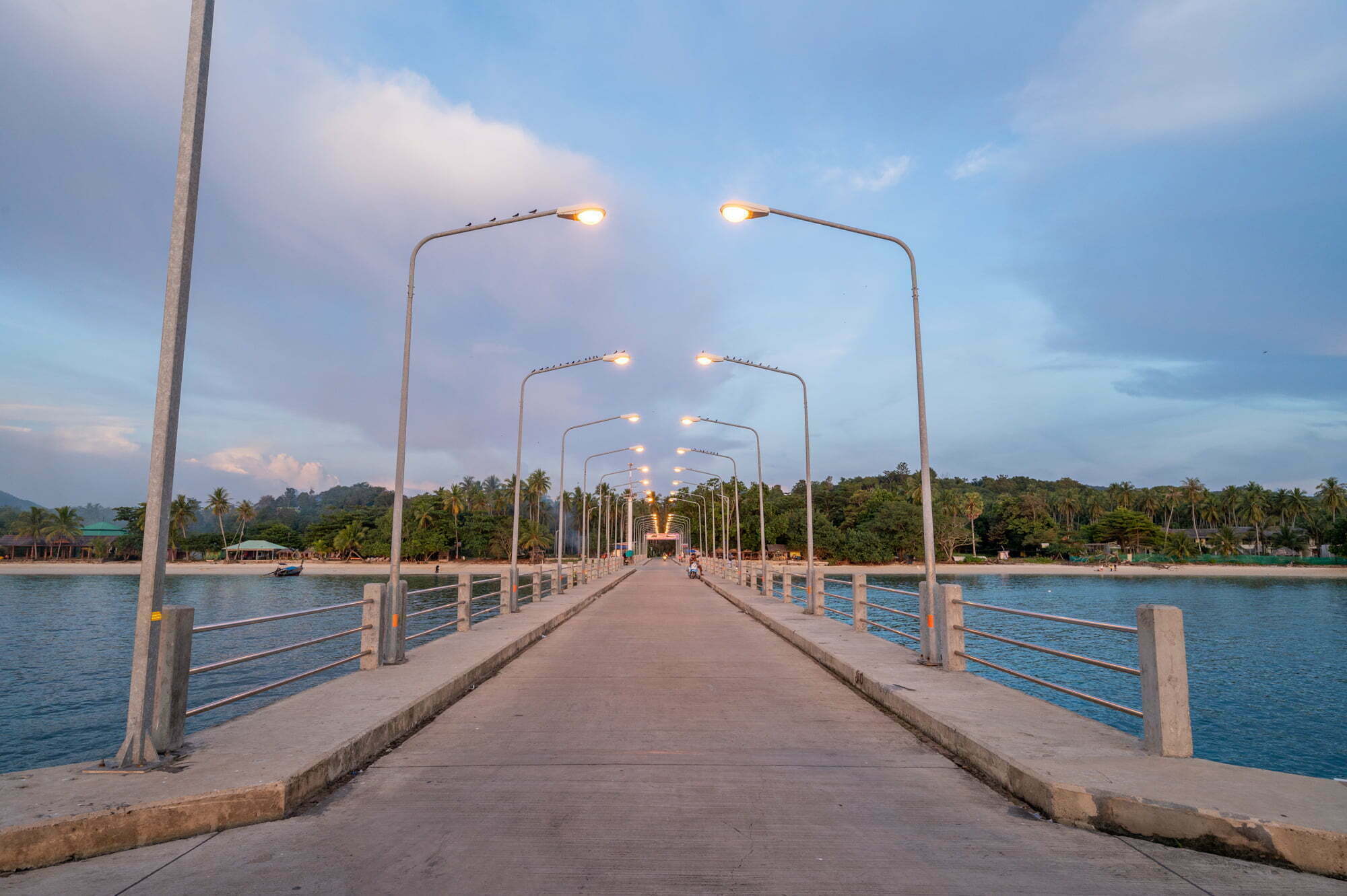 loh-jark-pier-abend-koh-yai-yai Ankunft am Loh Jark Pier