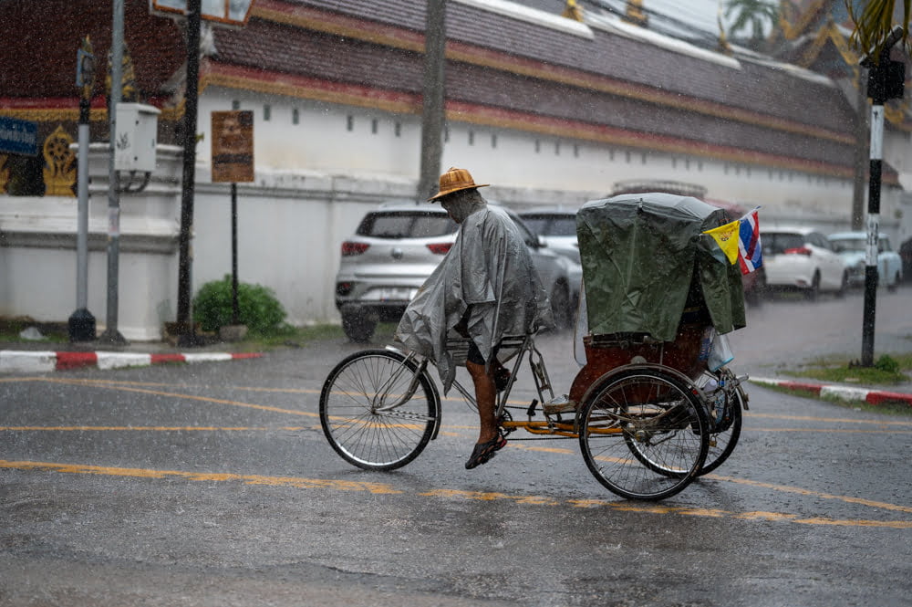 Nordthailand im Juli Regen