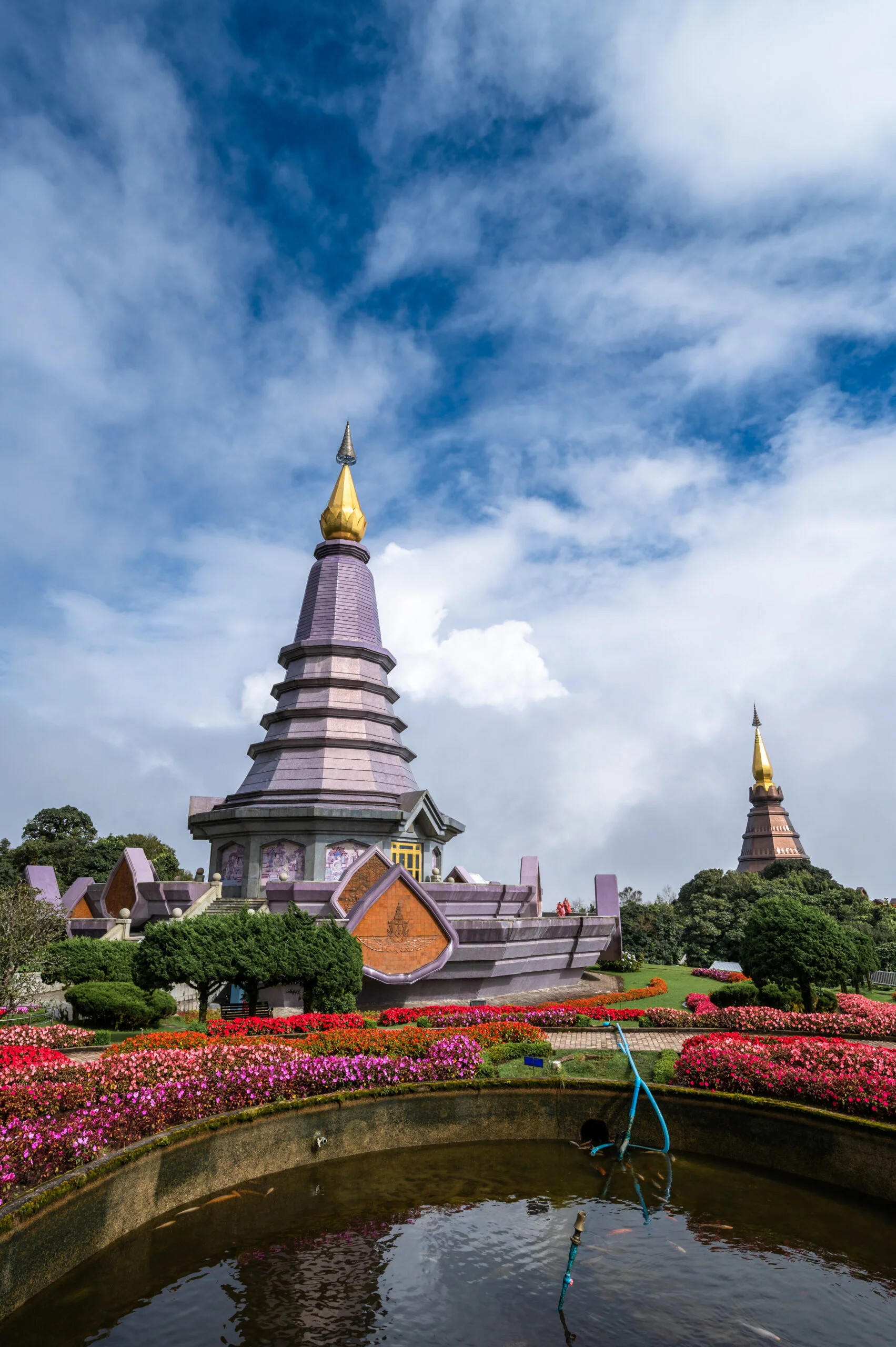 Zwillingspagoden im Doi Inthanon Nationalpark