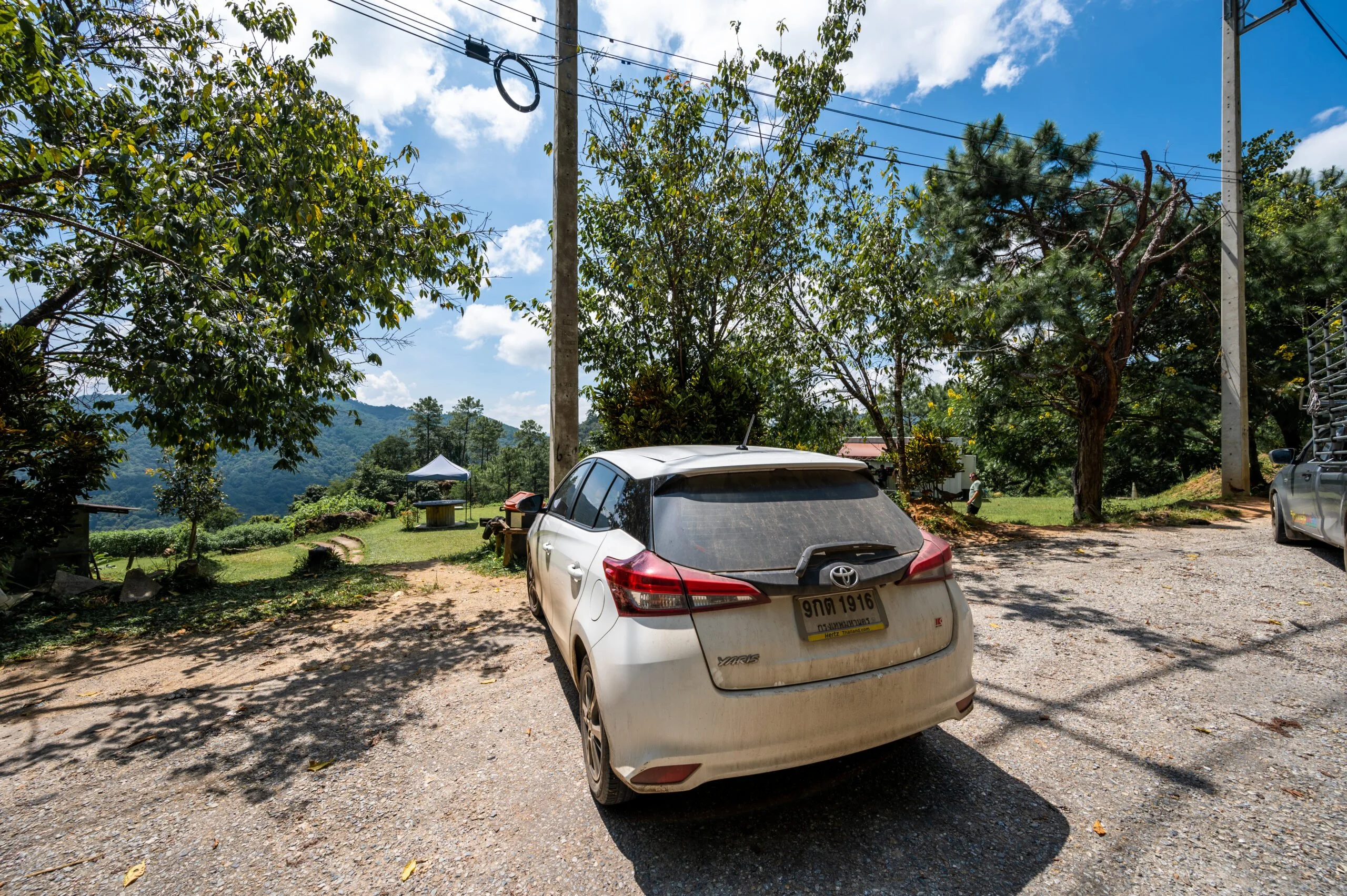 Kleinwagen auf dem Mae Hong Son Loop