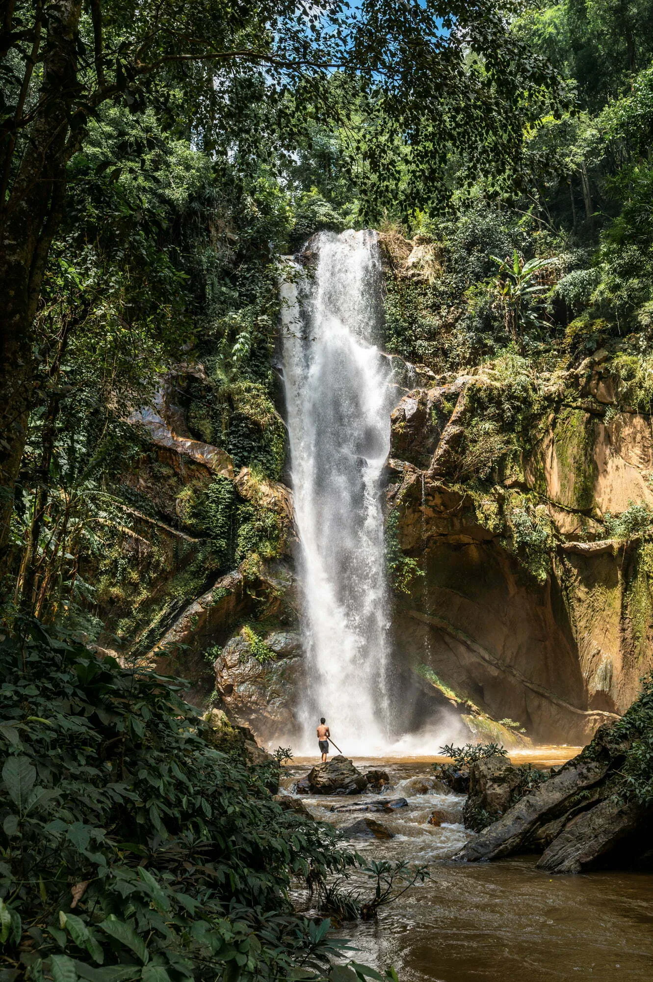 Mok Fa Waterfall Chiang Mai Mok Fa Wasserfall in Chiang Mai