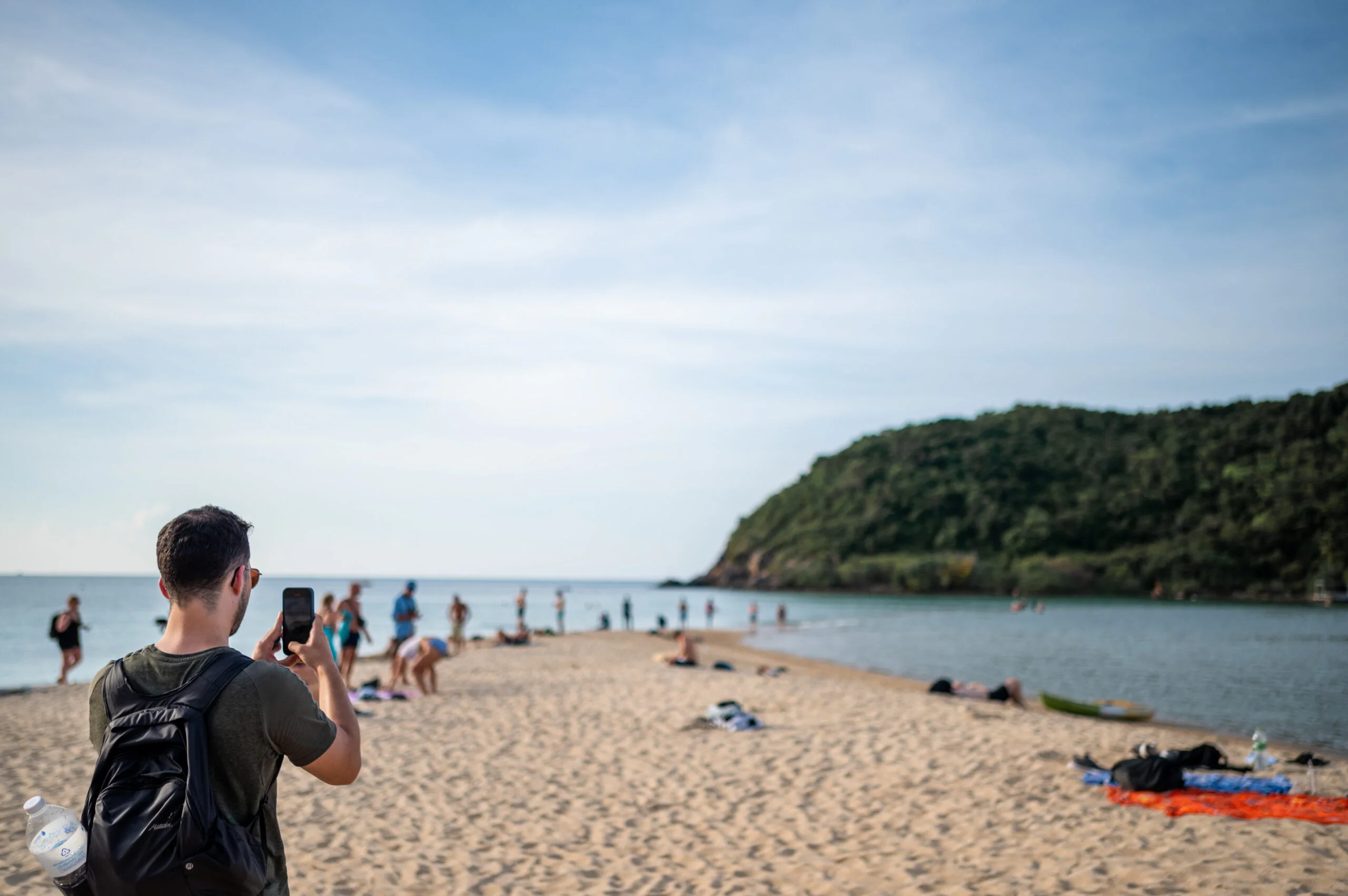 Alex auf Koh Phangan auf unserer Reise nach Thailand im Juli