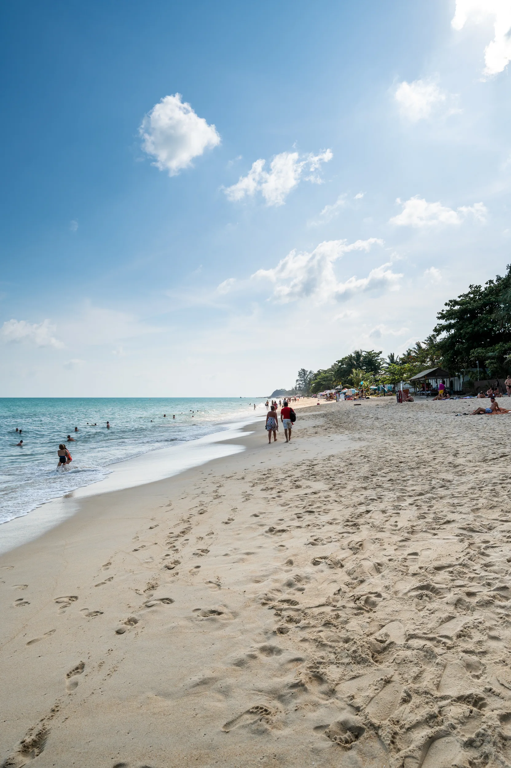 Chaweng Beach im Februar