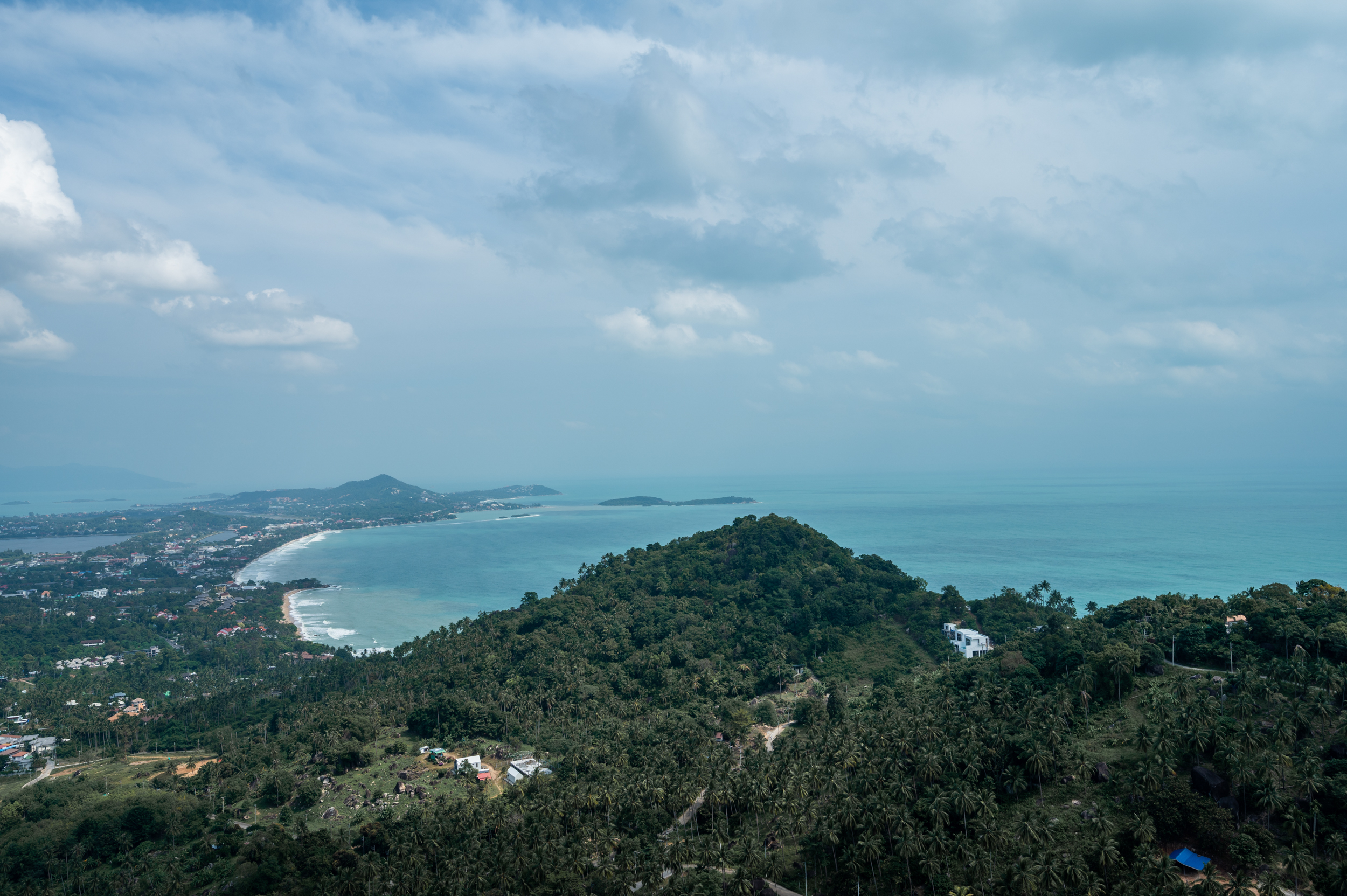 beste reisezeit koh samui (15) bewölkter Himmel am Heart Shape Mountain Viewpoint in der Regenzeit