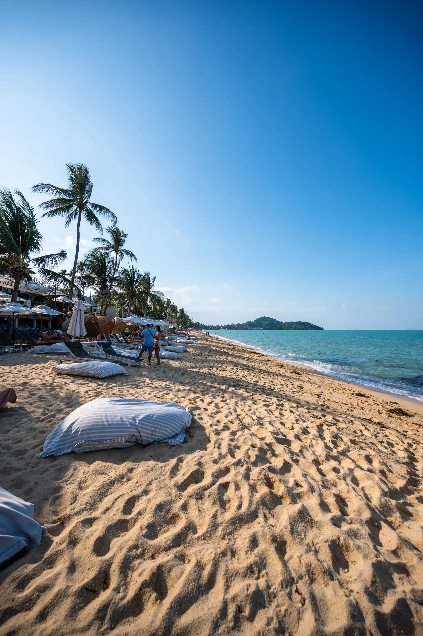 Bo Phut Beach im Februar