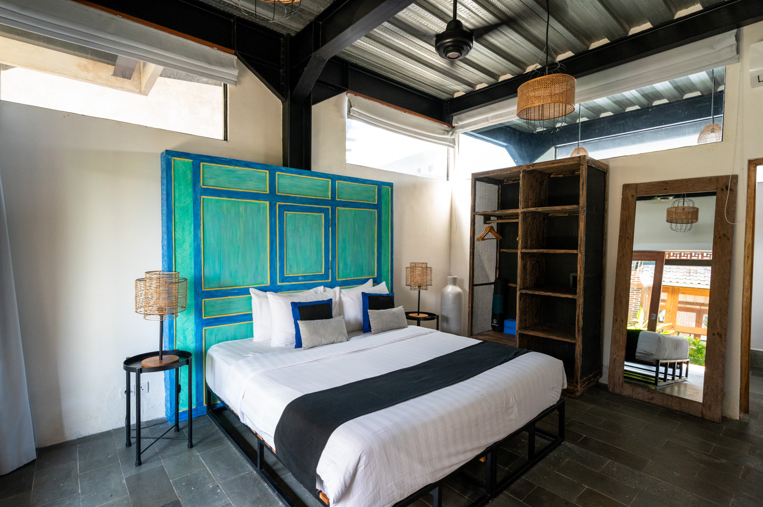 canggu bali (15) Unser Zimmer im Spaces Bali in Seseh