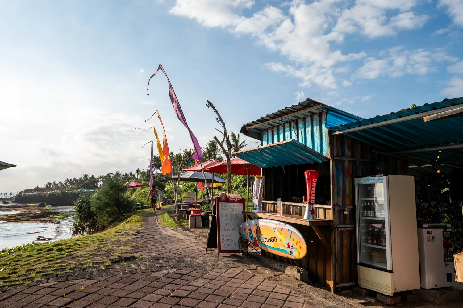 Ruhige Bar am Cemagi Beach