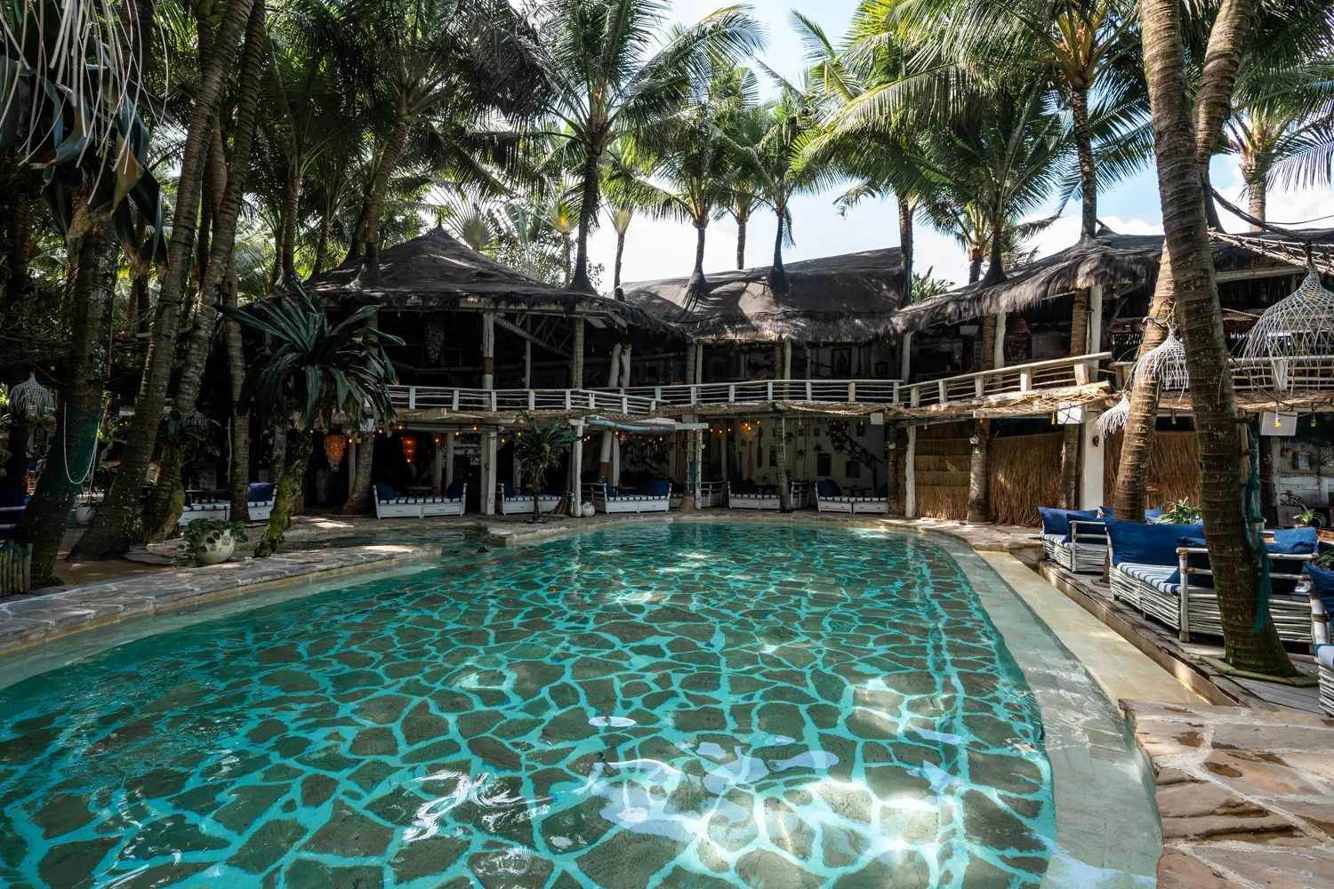 Pool im Beach Club La Brisa bei unserem Besuch