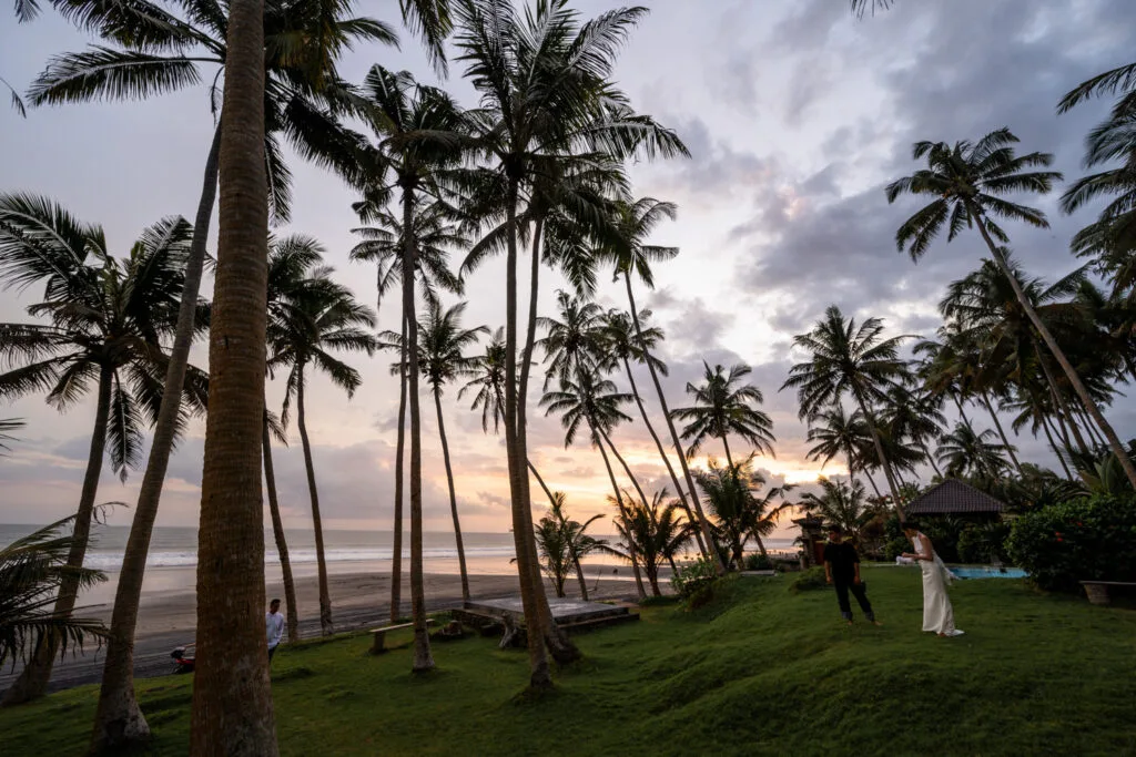 Fotoshooting im Coconut Park am Pasut Beach