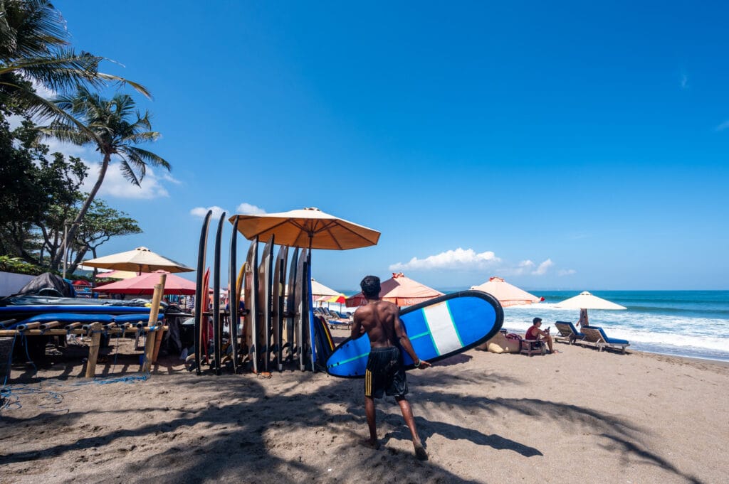 Surfschule in Canggu
