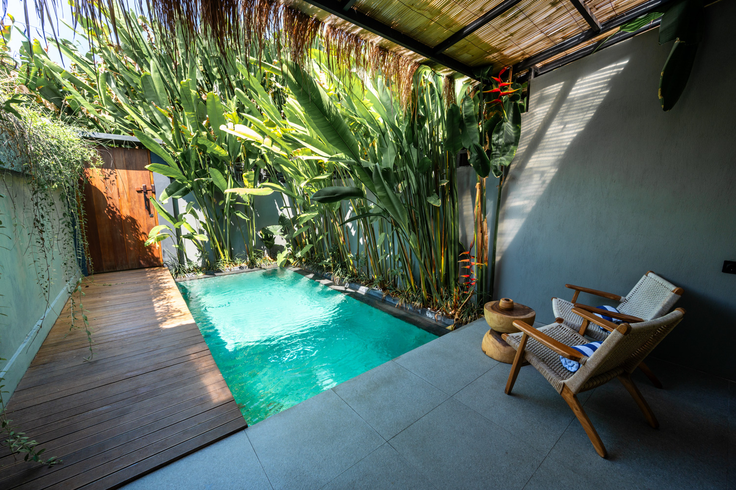 canggu bali (57) Unser Privatpool im The Clifton Canggu