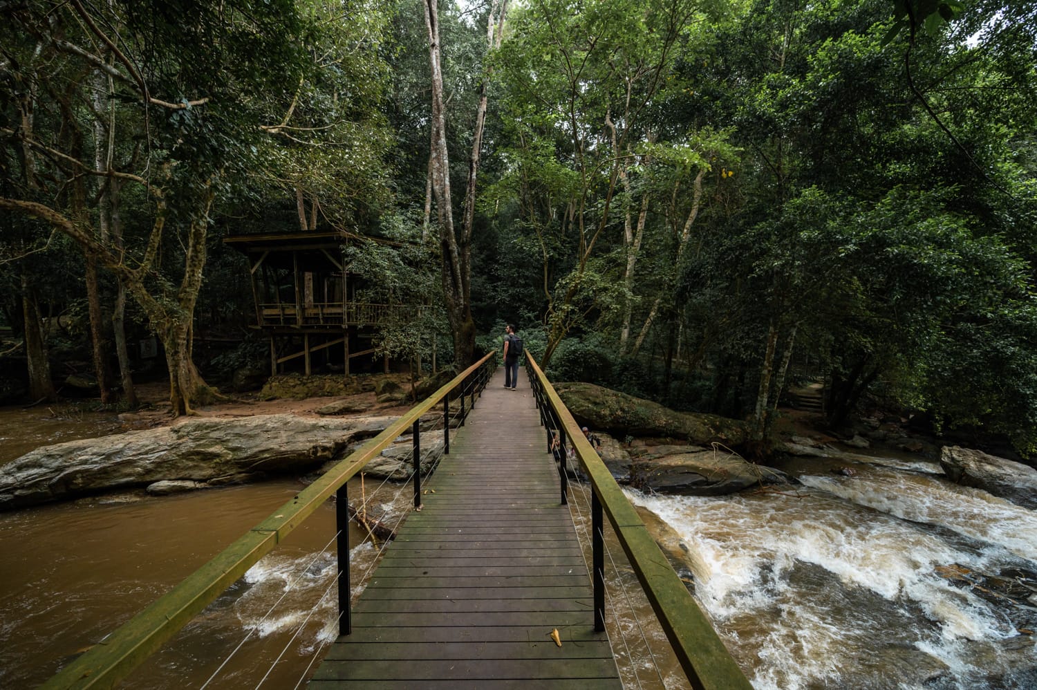 Nils Alexander Kemna am Mae Sa Wasserfall in Chiang Mai
