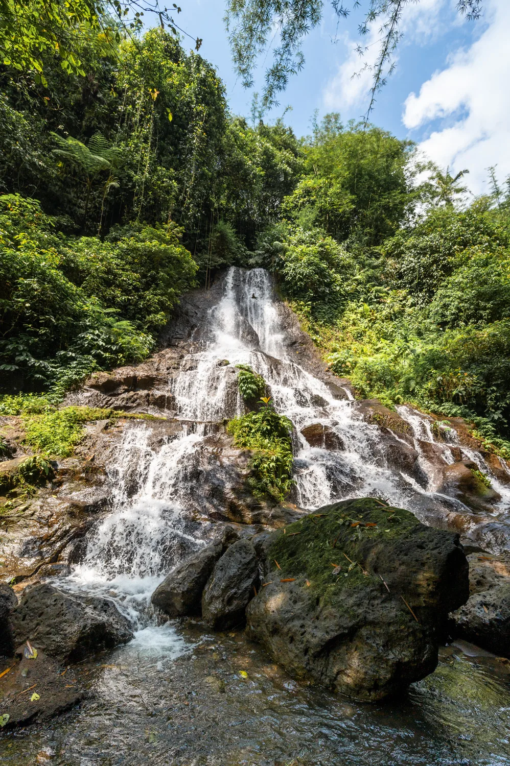 kaskaden am goa giri campuhan waterfall bei ubud auf bali