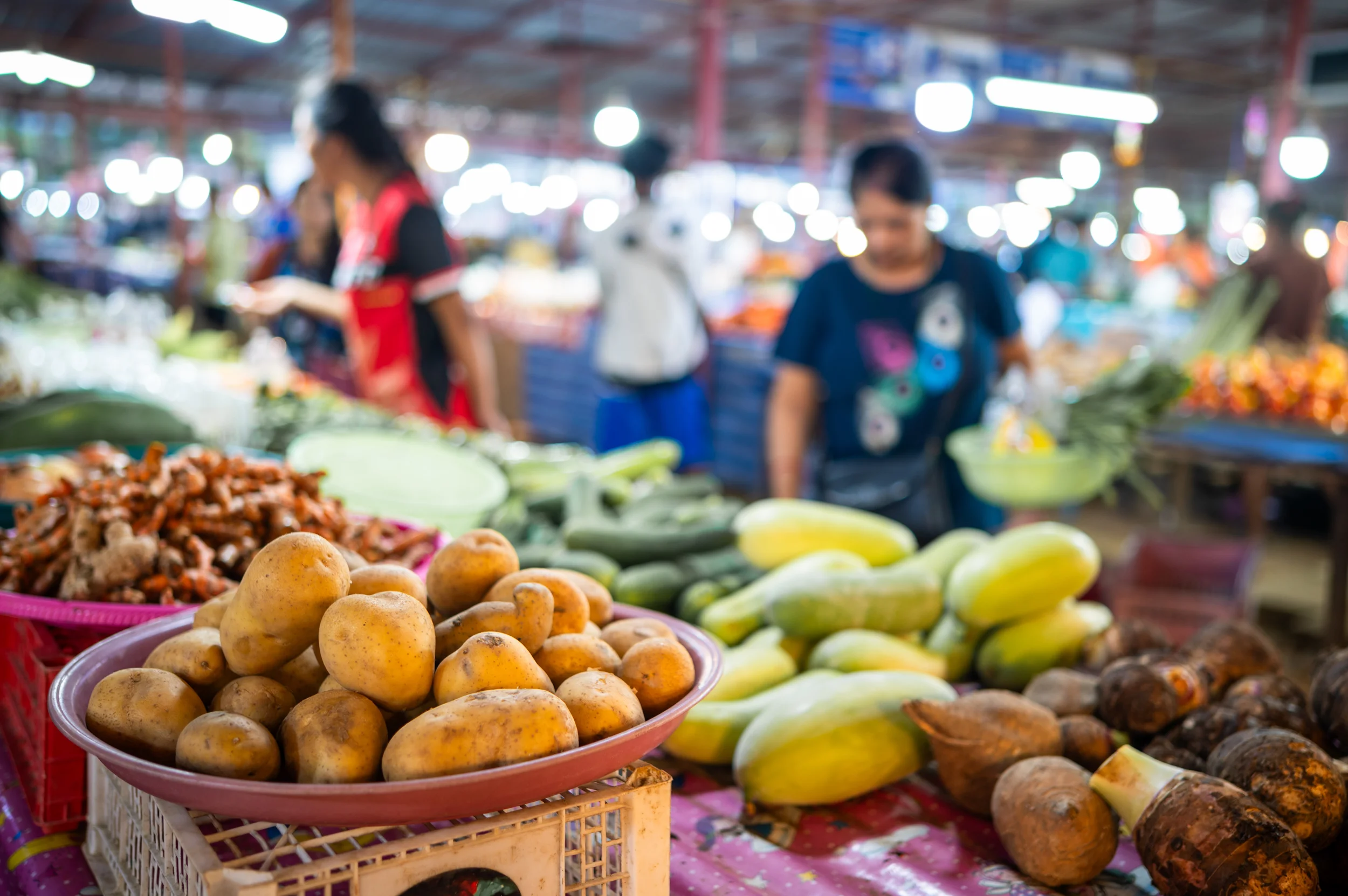 khao lak maerkte (17) Frisches Gemüse und Obst auf dem Khuk Khak Afternoon Market