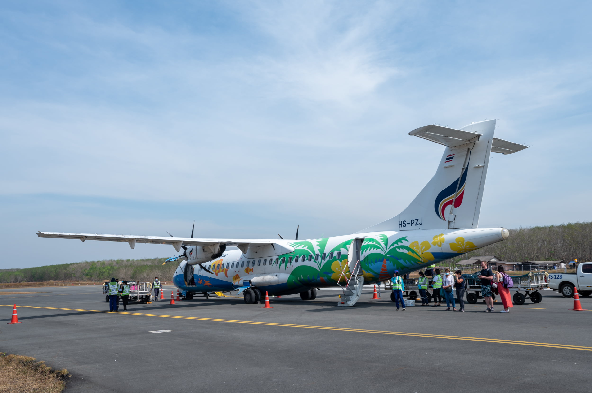koh chang anreise (2) Flugzeug mit dem wir nach Trat geflogen sind