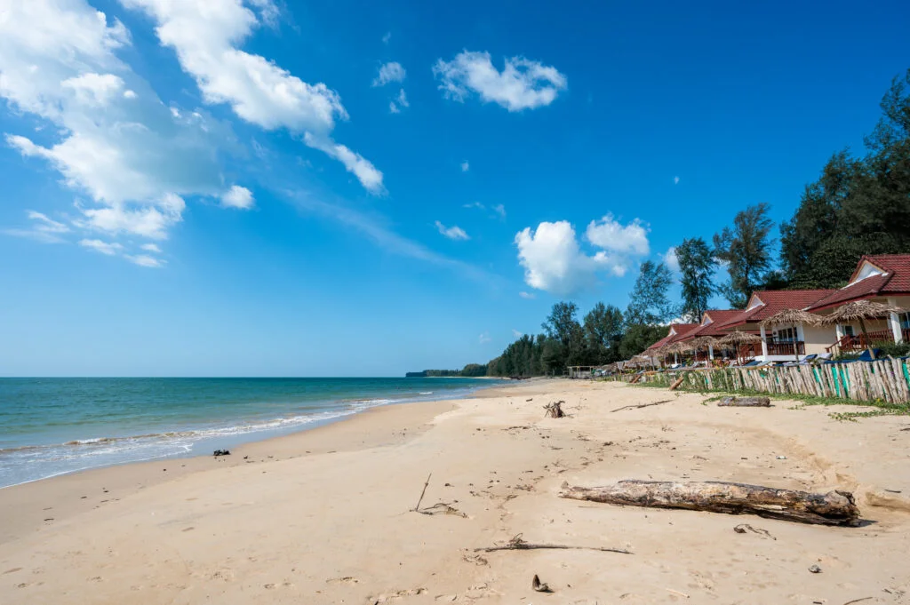 Der südliche Strandabschnitt