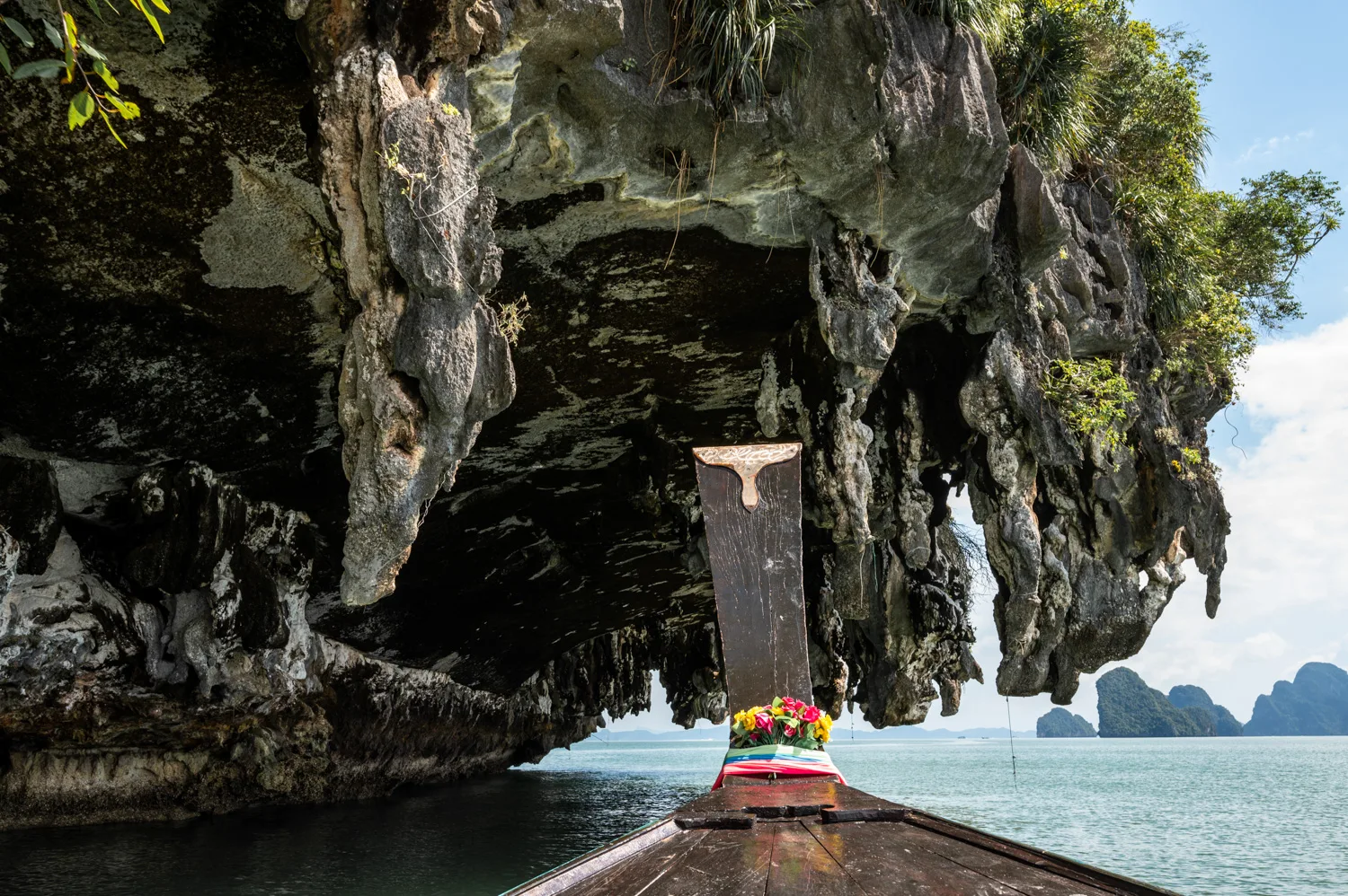 Kalksteinformationen in der Phang Nga Bay