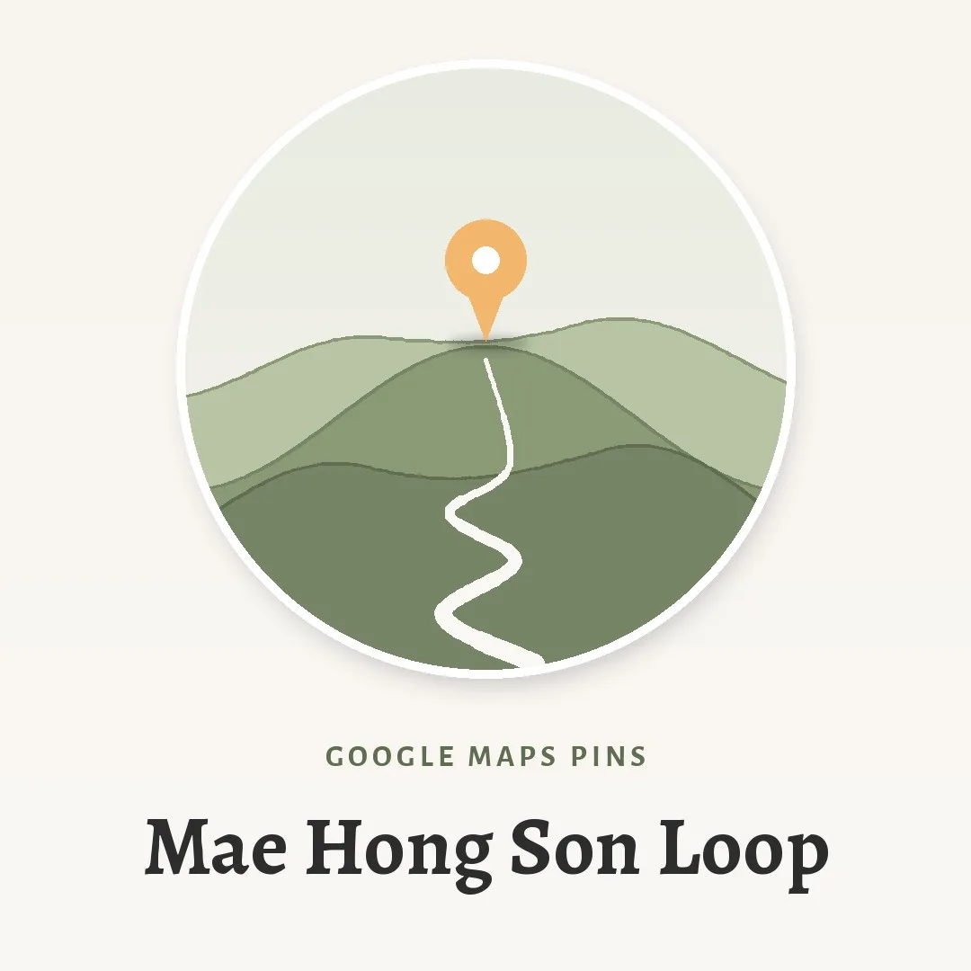 Mae Hong Son Loop – 62 Google Maps Pins von AlexAsia