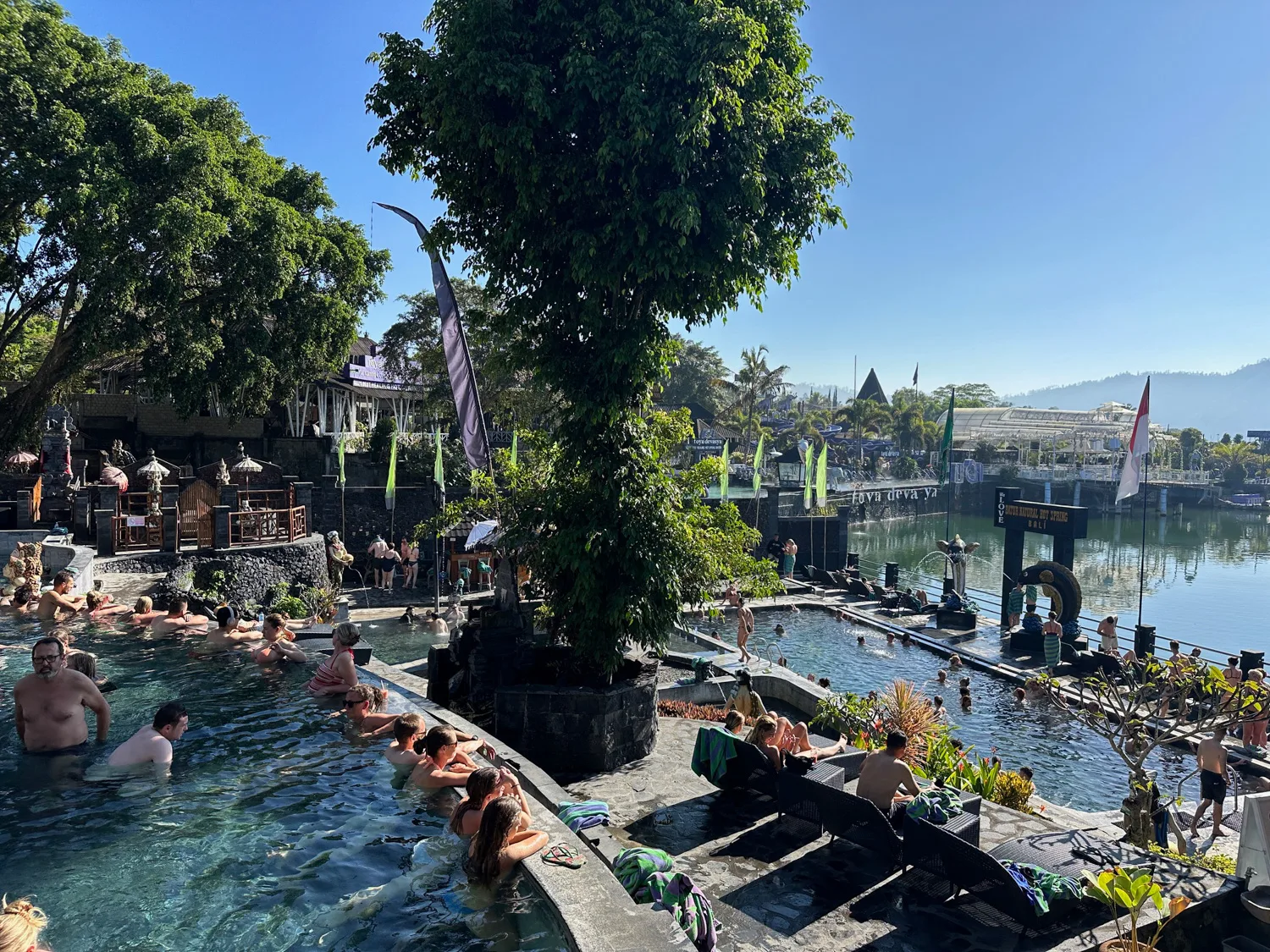 Heiße Quellen am Mount Batur
