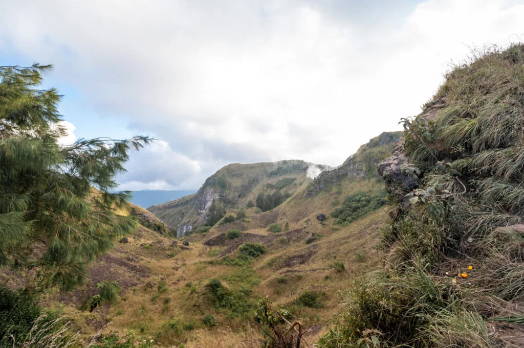 Ausblick auf die Hänge des Mount Batur