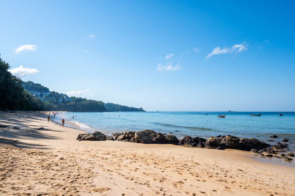 Ausblick auf den Nai Thon Beach