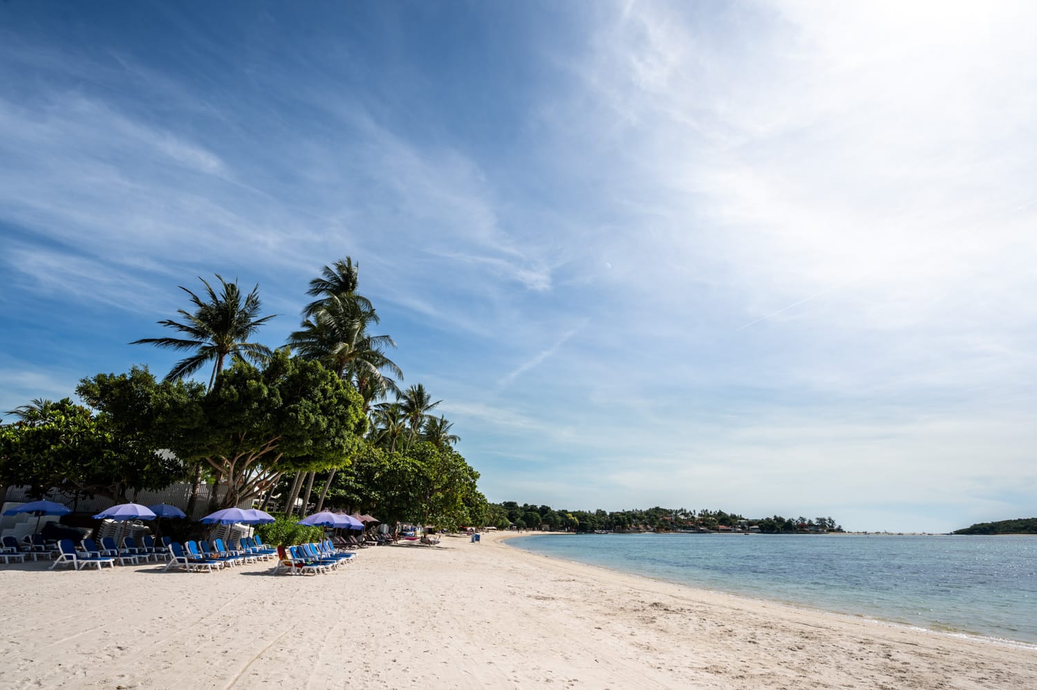 nördlicher Chaweng Beach Resorts am ruhigen nördlichen Abschnitt des Chaweng Beach auf Koh Samui