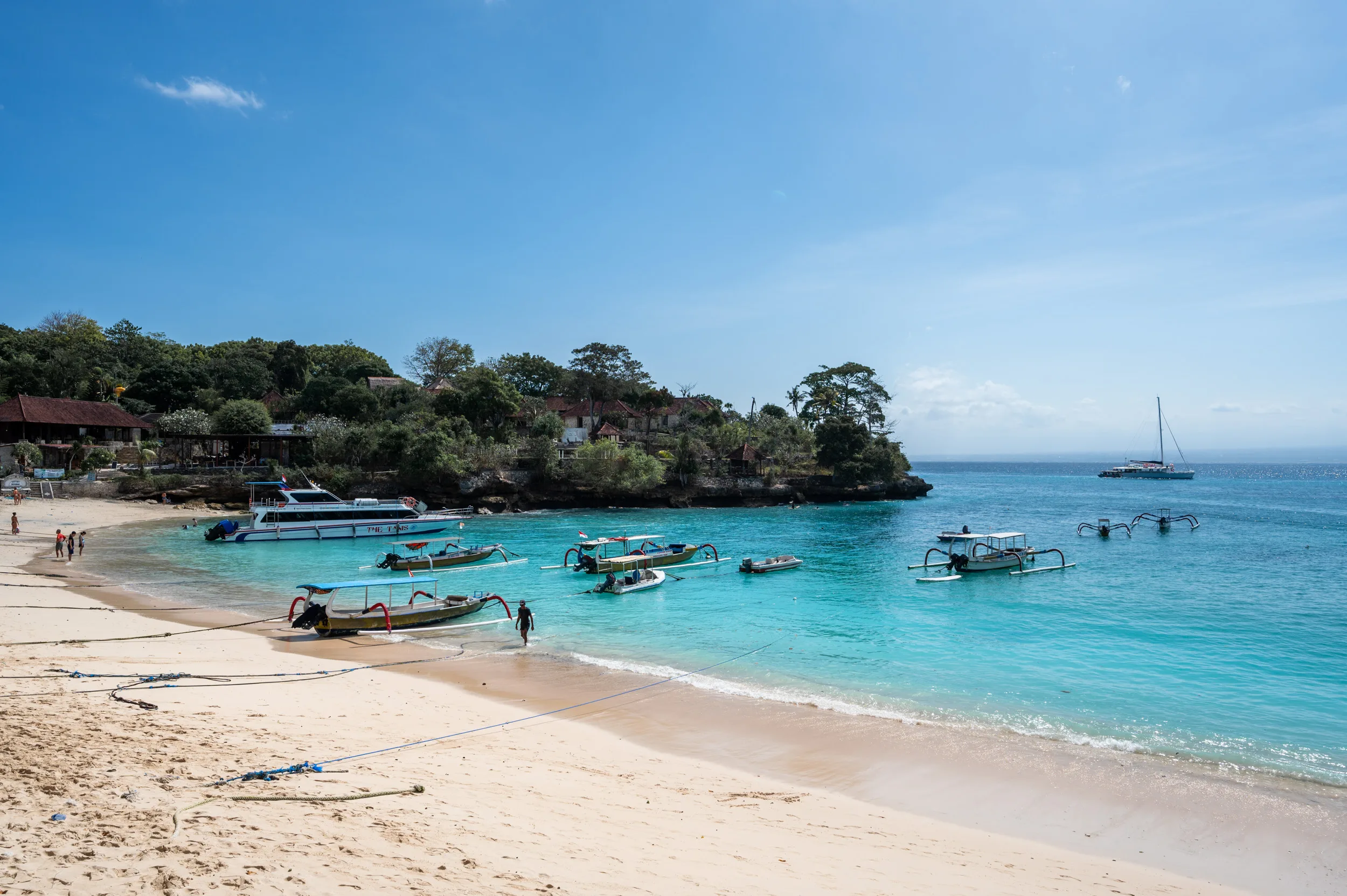 Mushroom Bay Beach auf Nusa Lembongan