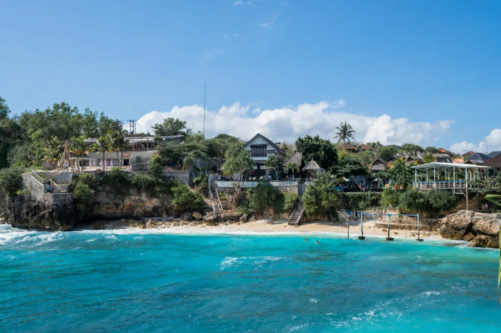 Blick auf den Secret Point Beach
