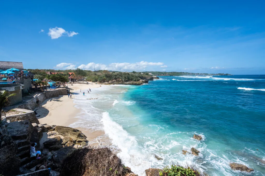 Starke Wellen am Dream Beach