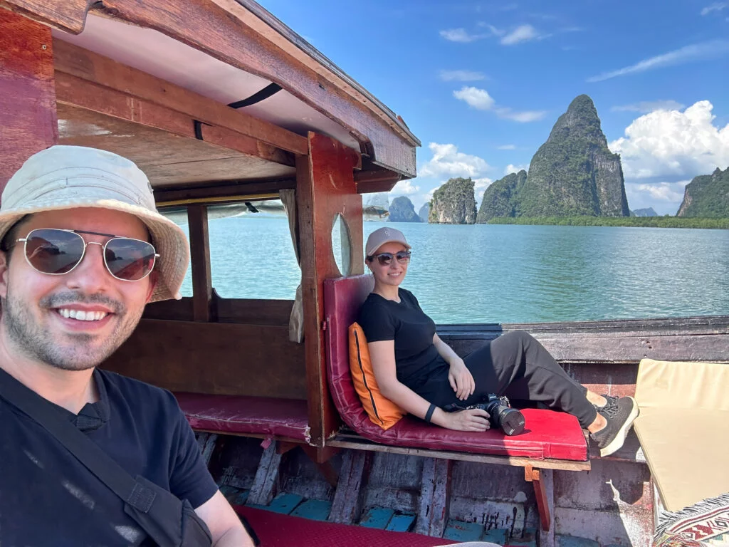 Wir beide auf Tour in der Phang Nga Bucht