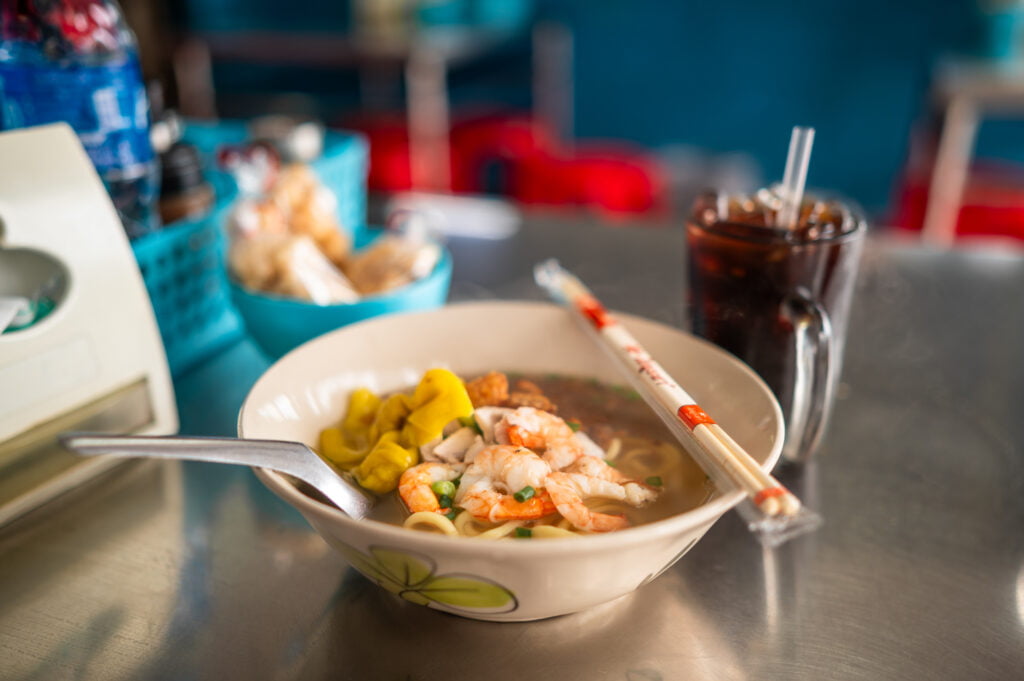 Suppe in einem Restaurant in Phuket Old Town