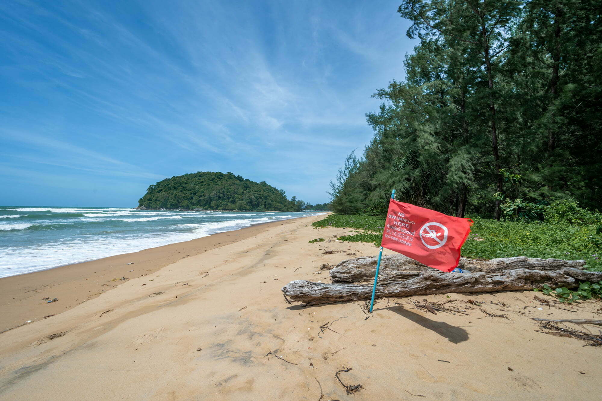 phuket strände rote flagge Phuket Strände