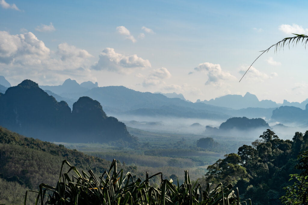 Die Kalksteinberge des Khao Sok Nationalparks