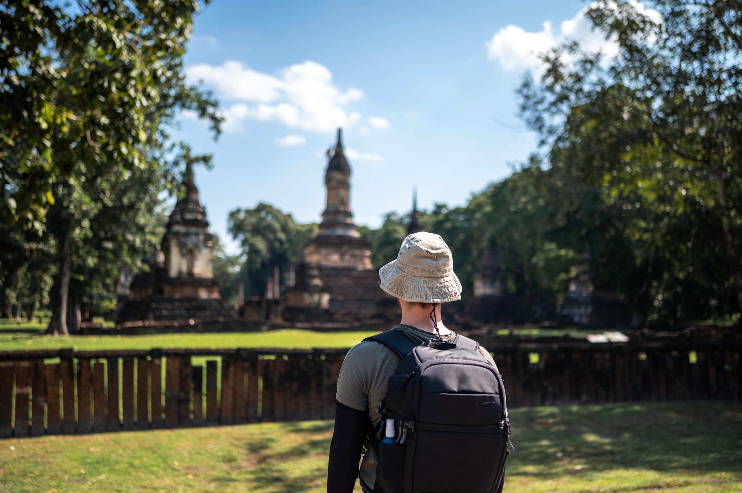 Tempelruinen in Si Satchanalai in Thailand