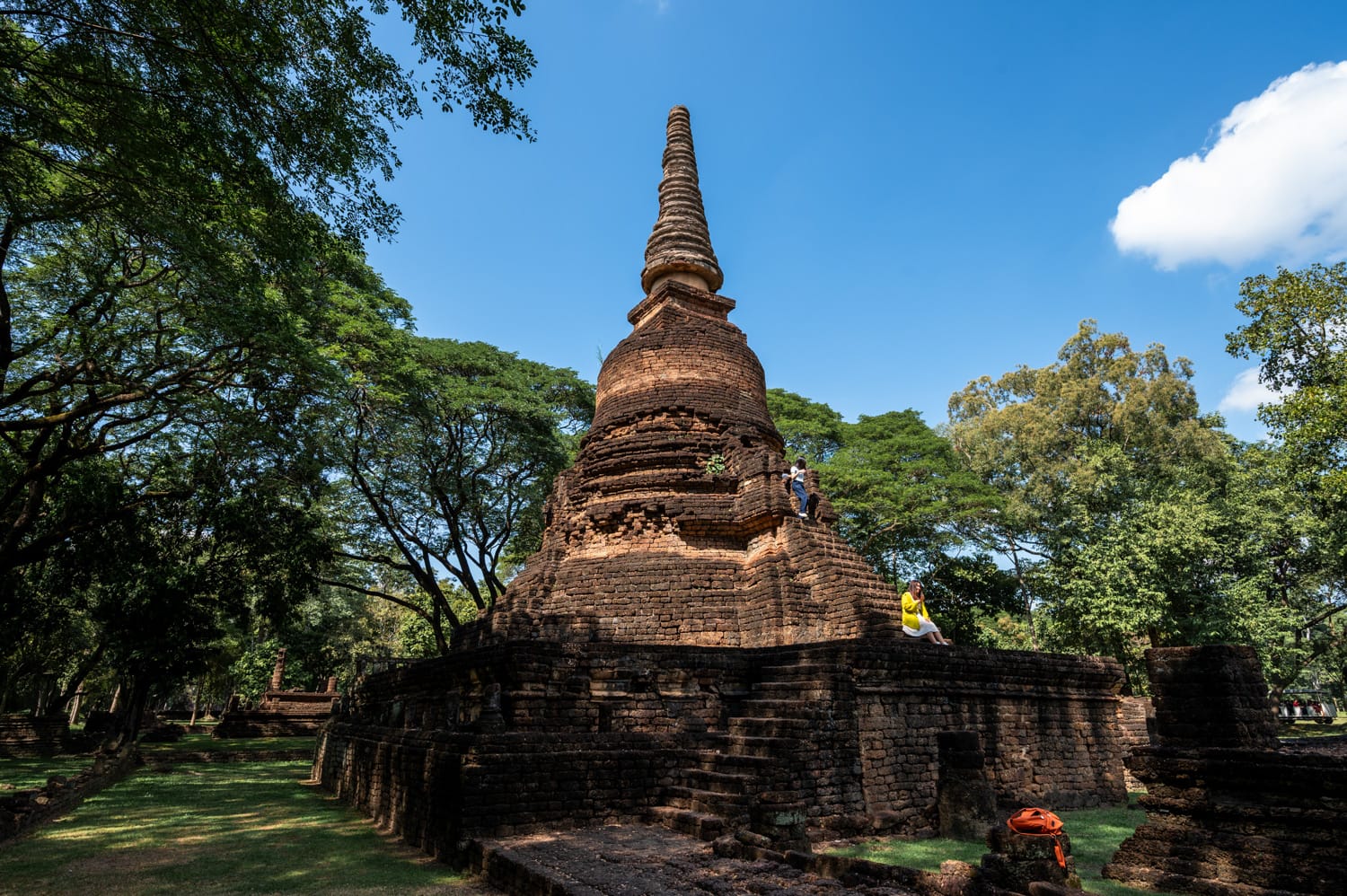 si satchanalai thailand (12) Chedi im Wat Nang Phaya im Si Satchanalai Geschichtspark