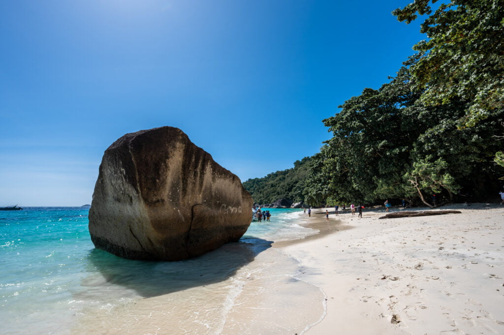 Fels in der Honeymoon Bay