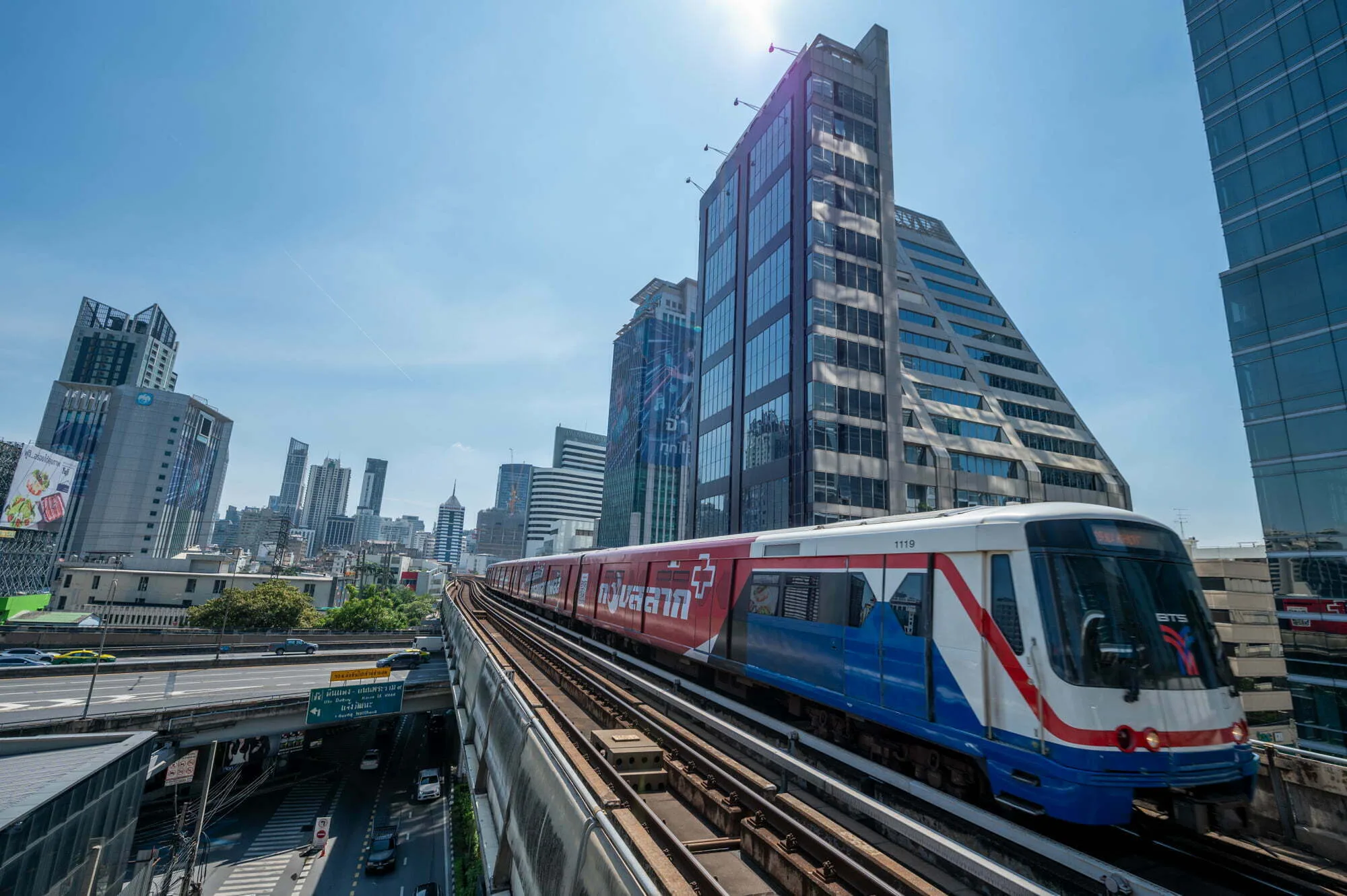 Bangkok öffentliche Verkehrsmittel Skytrain BTS
