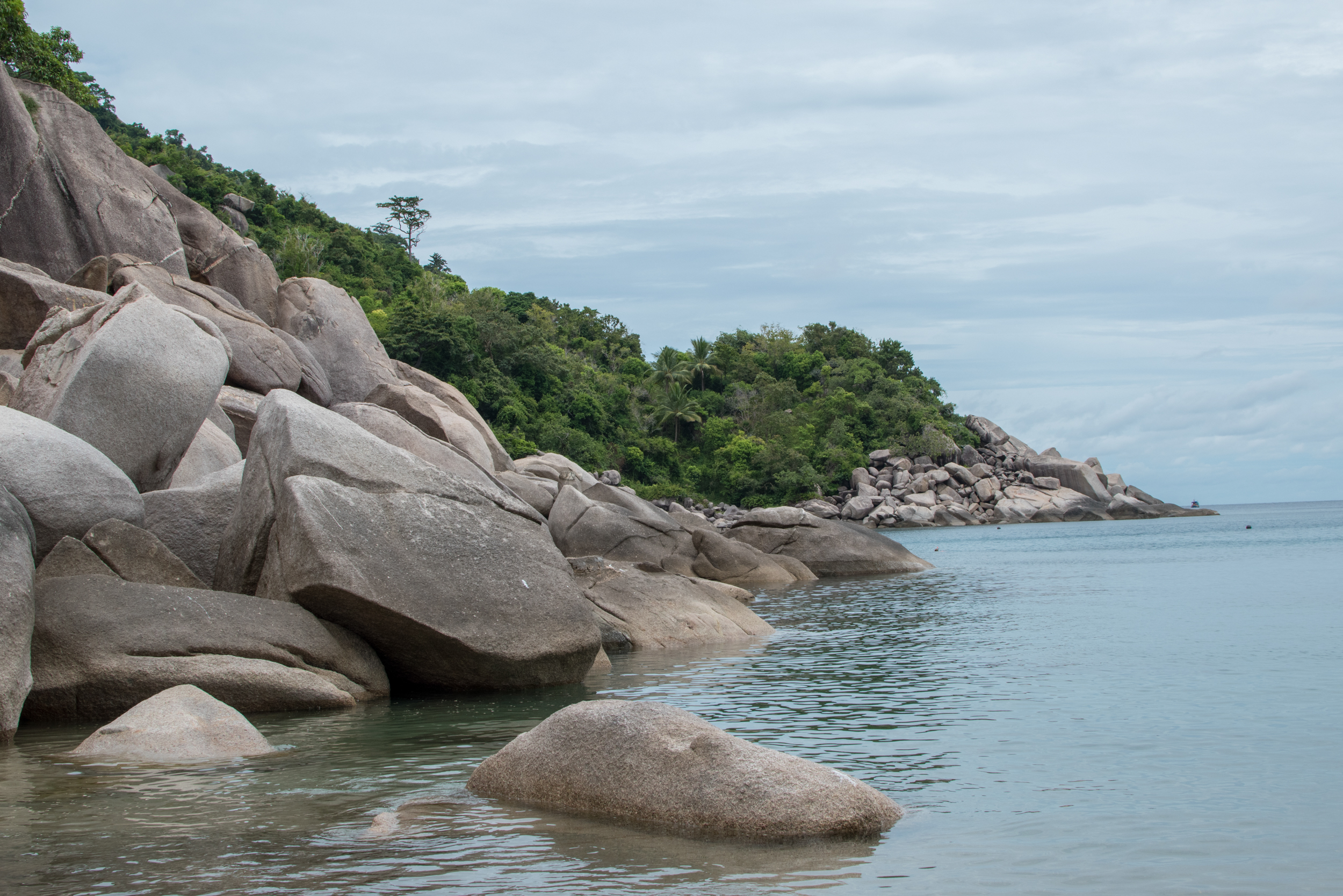 thailand oktober (1) Bewölkter Himmel auf Koh Tao gegen Anfang Oktober