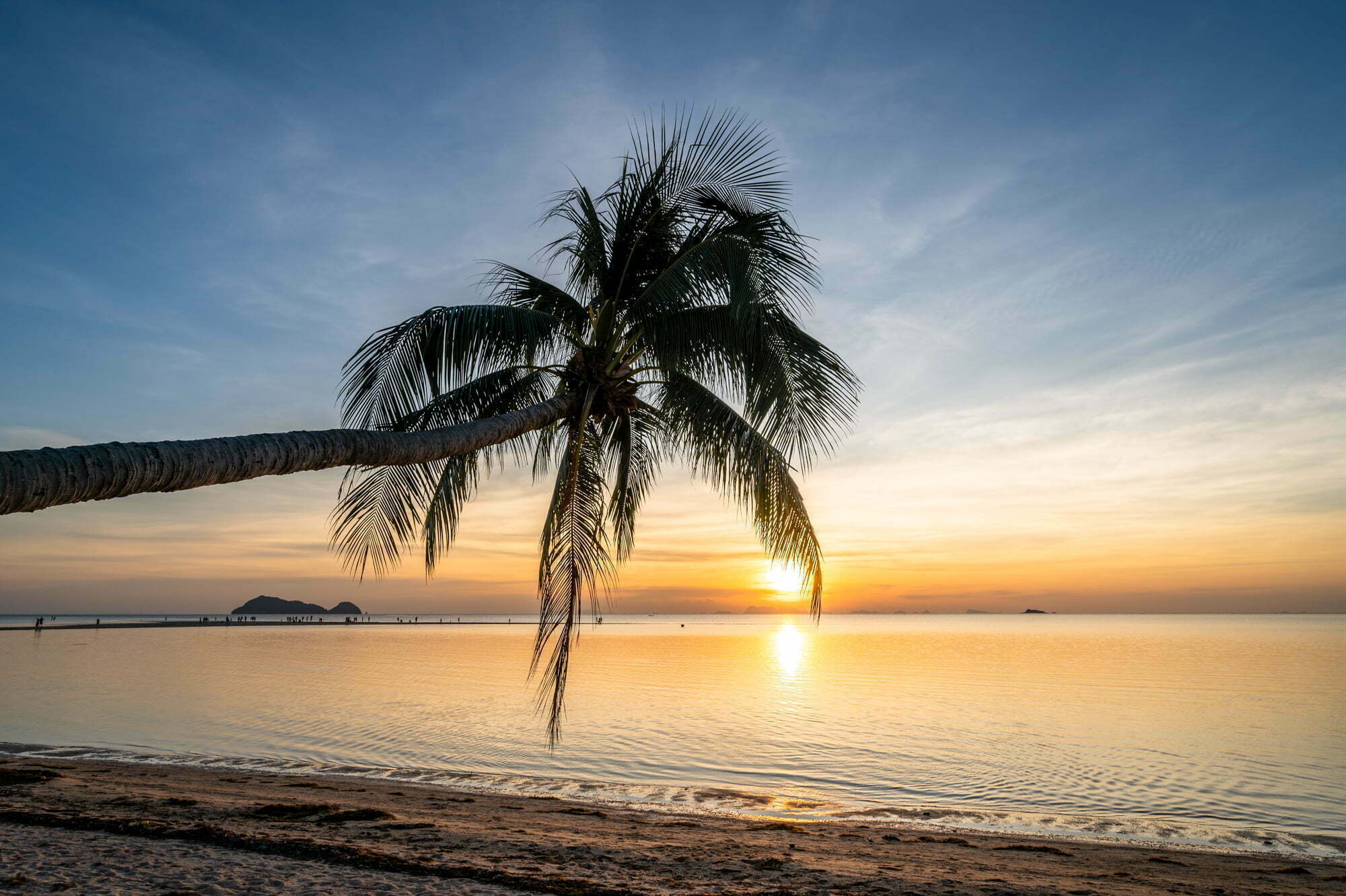 Thailand Rundreise: Stimmung am Sonnenuntergang auf Koh Phangan